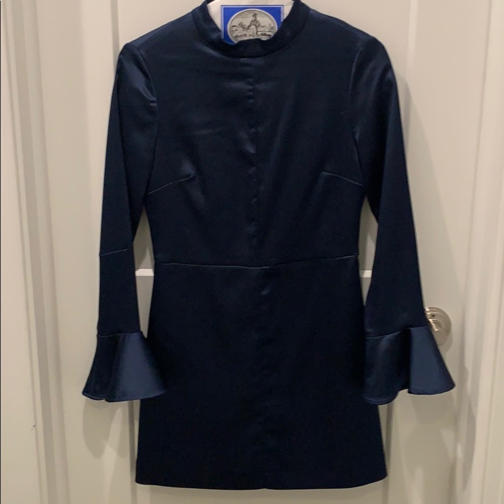 ZARA midnight blue dress